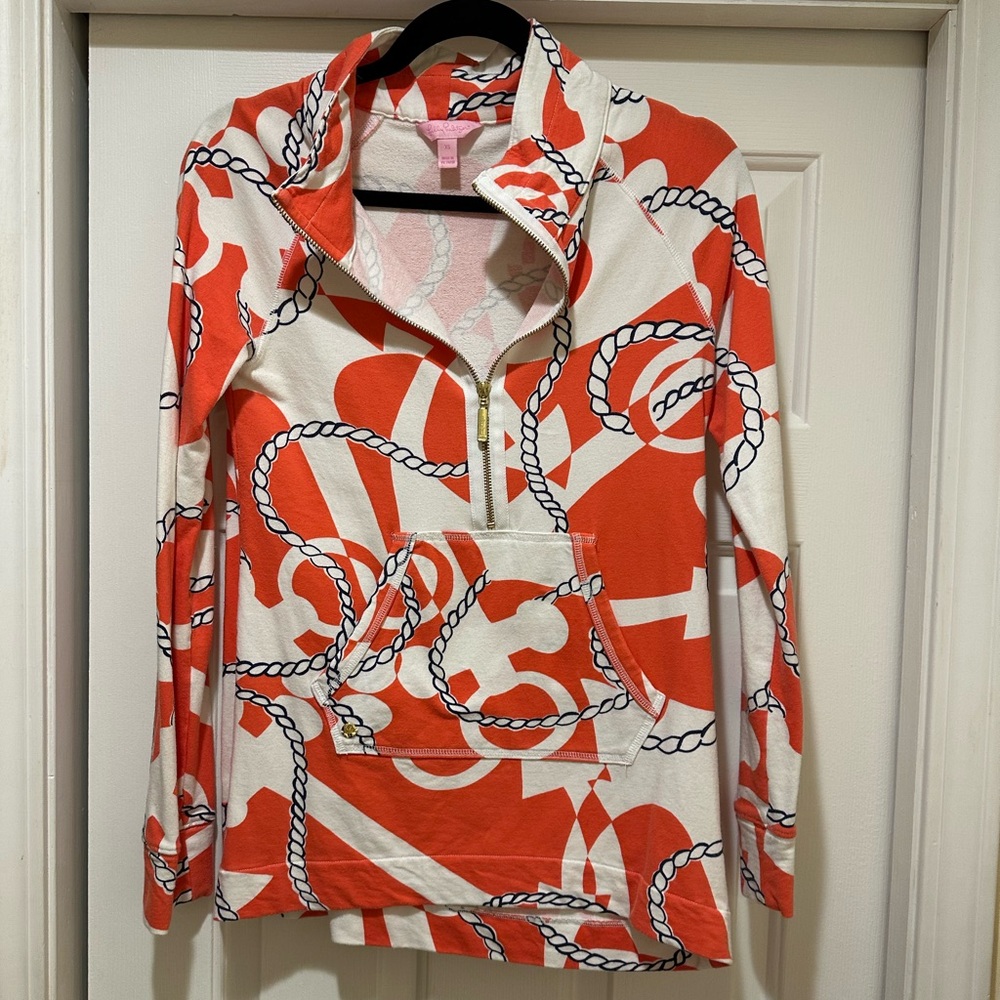 EUC Lilly Pulitzer Popover Booze Cruise XS
